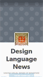 Mobile Screenshot of news.designlanguage.com