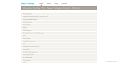 Desktop Screenshot of designlanguage.com